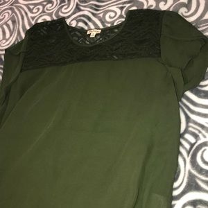 Dark green blouse